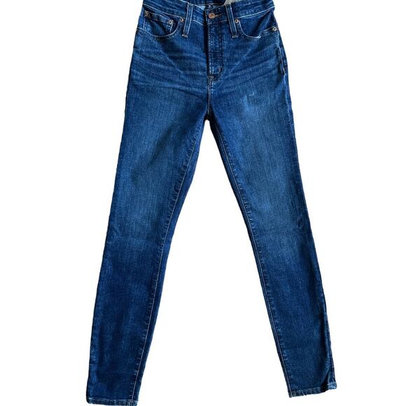 J.Crew Dry Den Blue Wash Curvy Toothpick Jeans, US24 - Picture 1 of 8